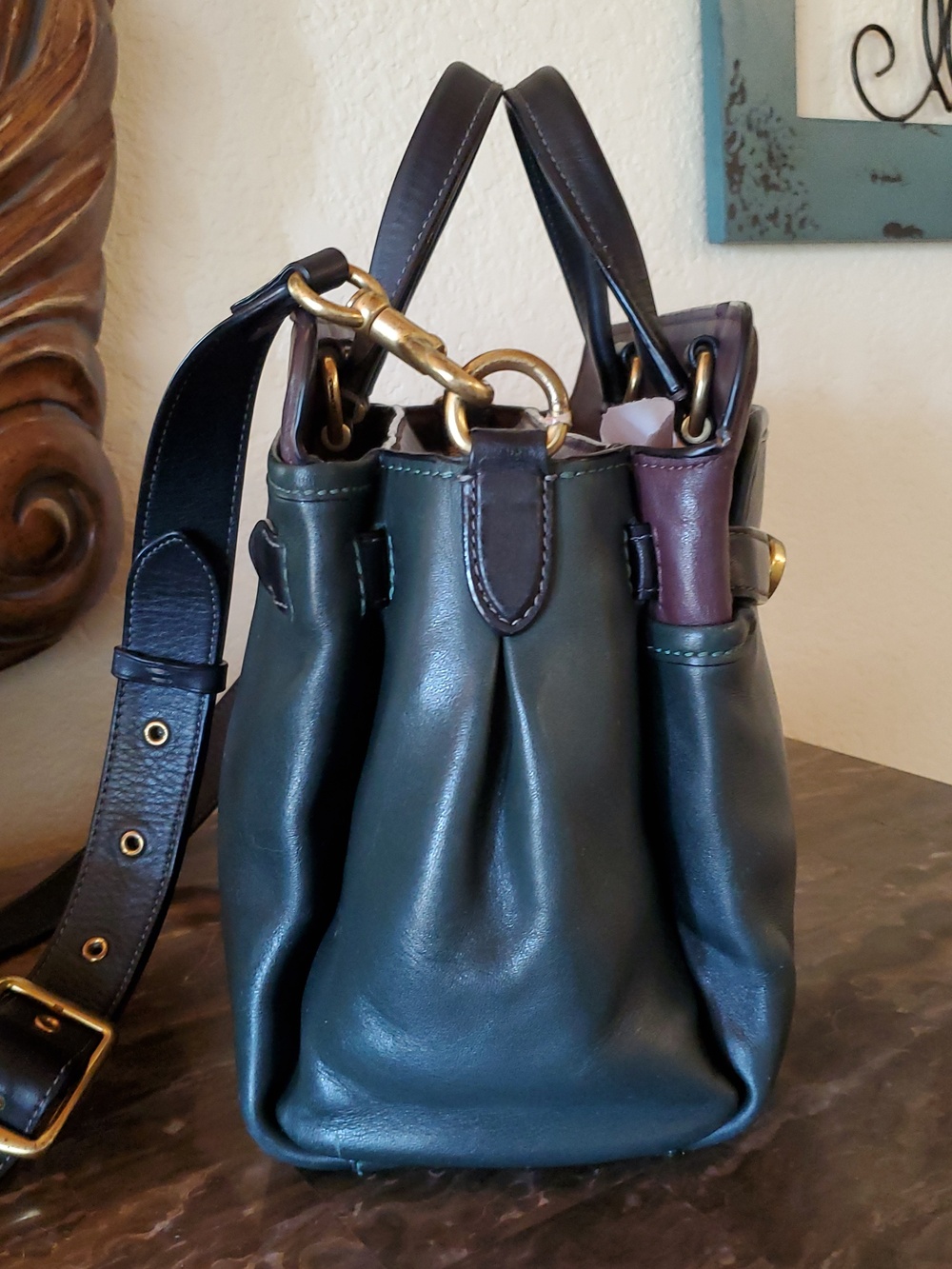 Coach Tate Carryall 29 Colorblock satchel - Picture 4 of 16